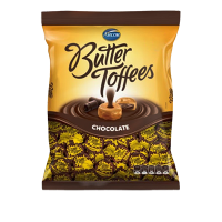 Imagem de BALA BUTTER TOFFES RECHEADA COM CHOCOLATE 100G - 01 UNIDADE